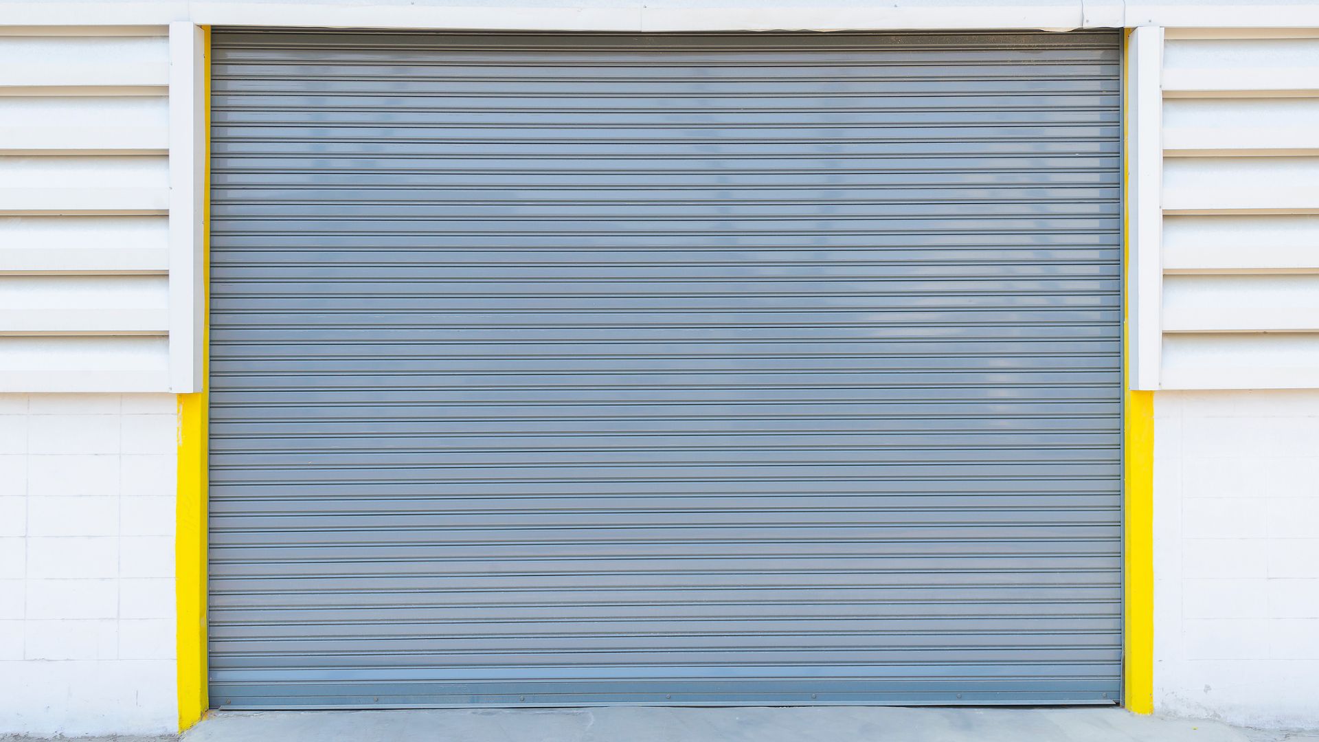 Rideau métallique galvanisé